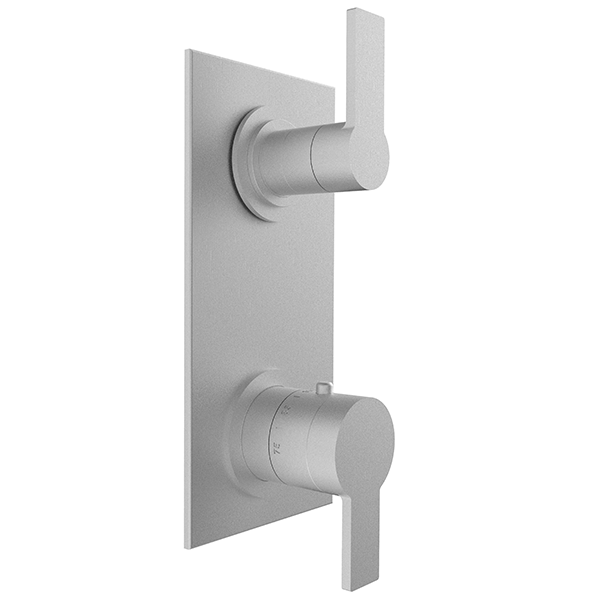 Santec - Metra Trim (Shared Function) - 1/2 Inch Thermostatic Trim With Volume Control And 2-Way Diverter