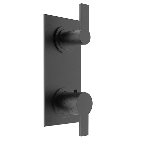 Santec - Metra Trim (Non-Shared Function) - 1/2 Inch Thermostatic Trim With Volume Control And 3-Way Diverter