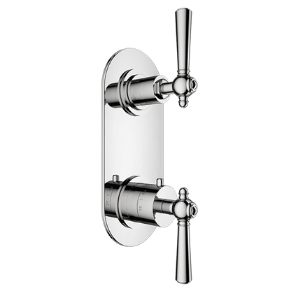 Santec - Lyra Trim - 1/2 Inch Thermostatic Trim With One Way Volume Control
