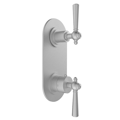 Santec - Lyra Trim (Non-Shared Function) - 1/2 Inch Thermostatic Trim With Volume Control And 3-Way Diverter