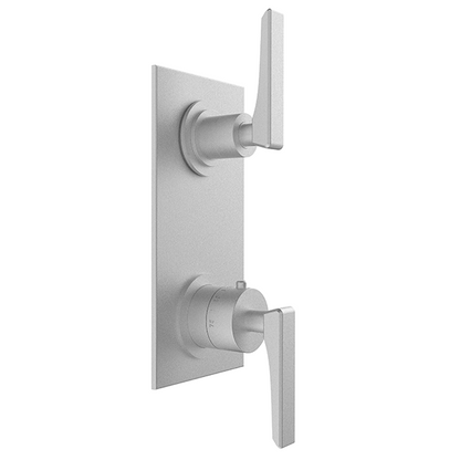 Santec - Katana Trim (Non-Shared Function) - 1/2 Inch Thermostatic Trim With Volume Control And 3-Way Diverter