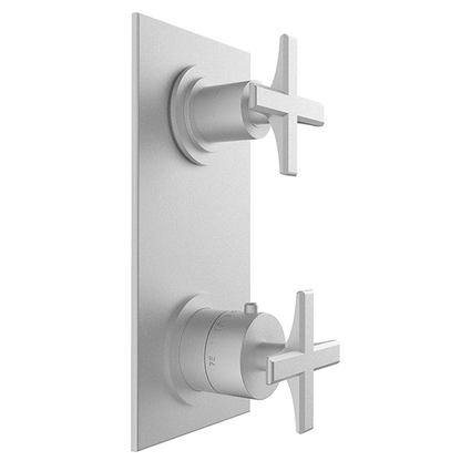 Santec - Katana Trim (Non-Shared Function) - 1/2 Inch Thermostatic Trim With Volume Control And 2-Way Diverter