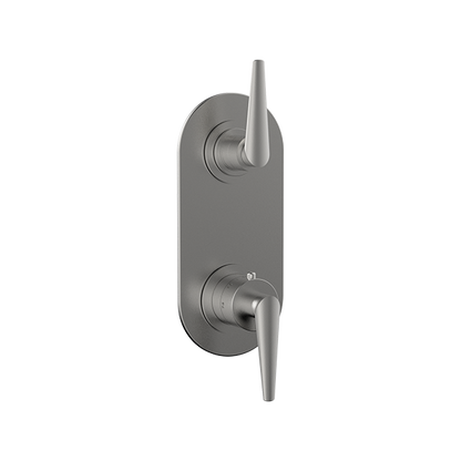Santec - Berkins Trim (Non-Shared Function) - 1/2 Inch Thermostatic Trim With Volume Control And 2-Way Diverter