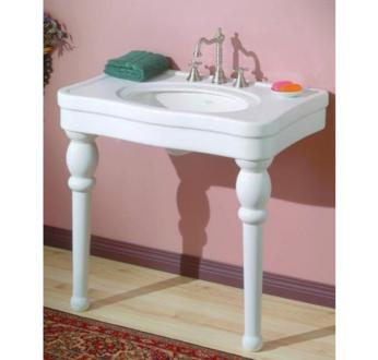 Cheviot - Astoria Console Sink, 42 Inch - White, 8 Inch Drilling