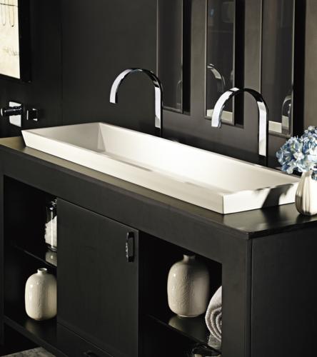 MTI - Petra 8 Sr Sculpturestone Semi-Recessed Dual Drain (41.125X14.375)