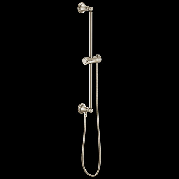 Brizo - Essential Shower Classic Round Slide Bar With Hose