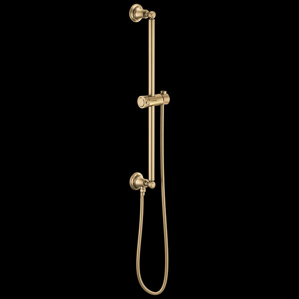 Brizo - Essential Shower Classic Round Slide Bar With Hose