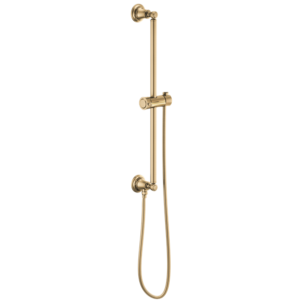 Brizo - Essential Shower Classic Round Slide Bar With Hose