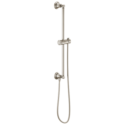 Brizo - Essential Shower Classic Round Slide Bar With Hose