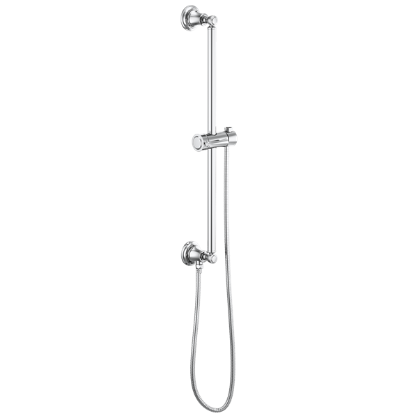 Brizo - Essential Shower Classic Round Slide Bar With Hose