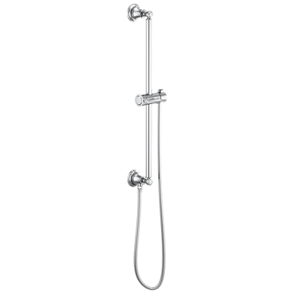 Brizo - Essential Shower Classic Round Slide Bar With Hose