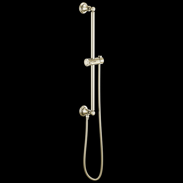 Brizo - Essential Shower Classic Round Slide Bar With Hose