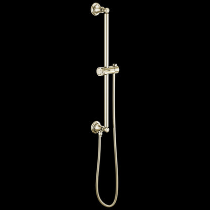 Brizo - Essential Shower Classic Round Slide Bar With Hose