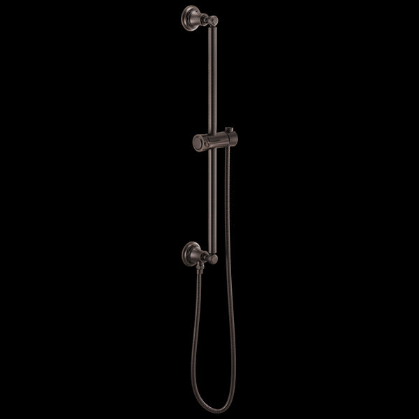 Brizo - Essential Shower Classic Round Slide Bar With Hose