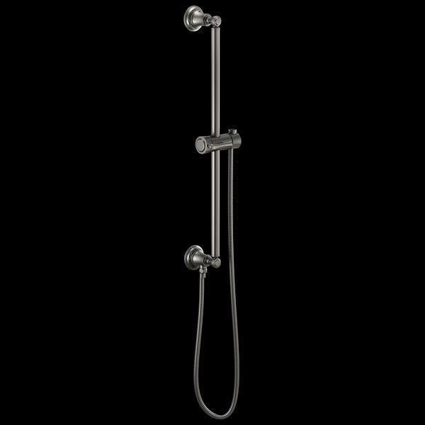 Brizo - Essential Shower Classic Round Slide Bar With Hose