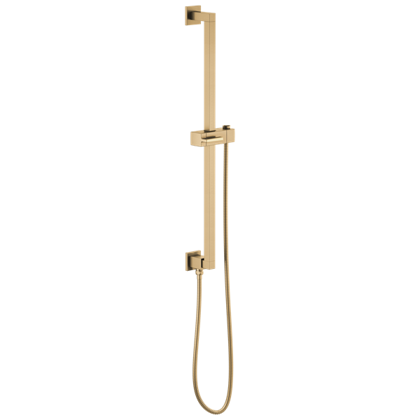 Brizo - Essential Shower Linear Square Slide Bar With Hose