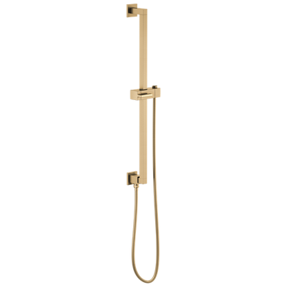 Brizo - Essential Shower Linear Square Slide Bar With Hose