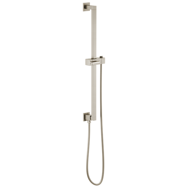 Brizo - Essential Shower Linear Square Slide Bar With Hose