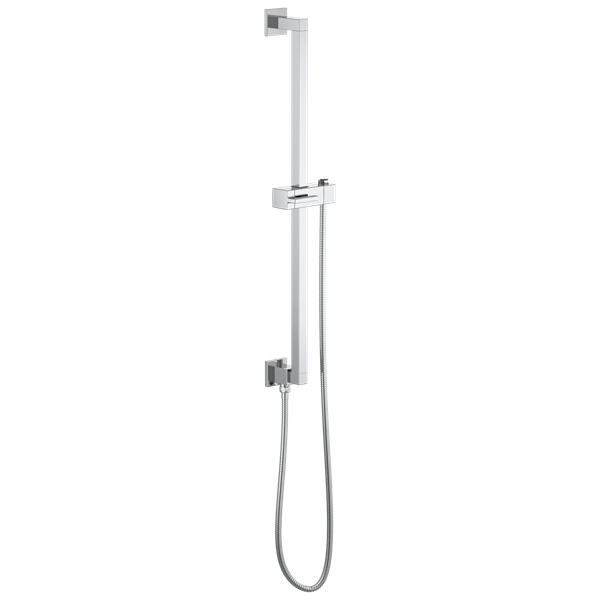 Brizo - Essential Shower Linear Square Slide Bar With Hose