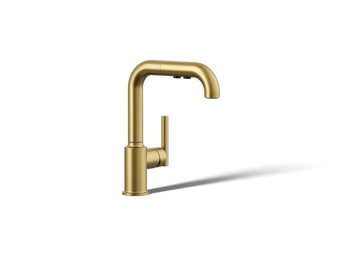 Kohler - Purist Pull-Out Kitchen Sink Faucet With Three-Function Sprayhead