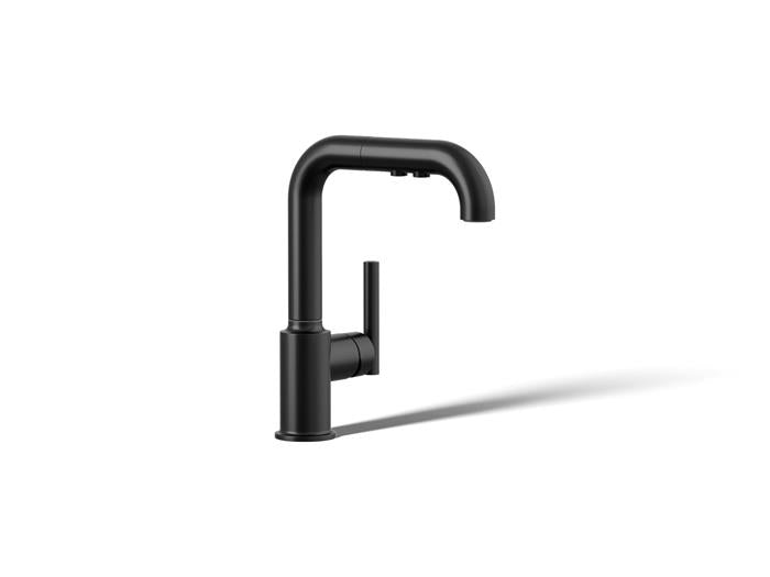 Kohler - Purist Pull-Out Kitchen Sink Faucet With Three-Function Sprayhead