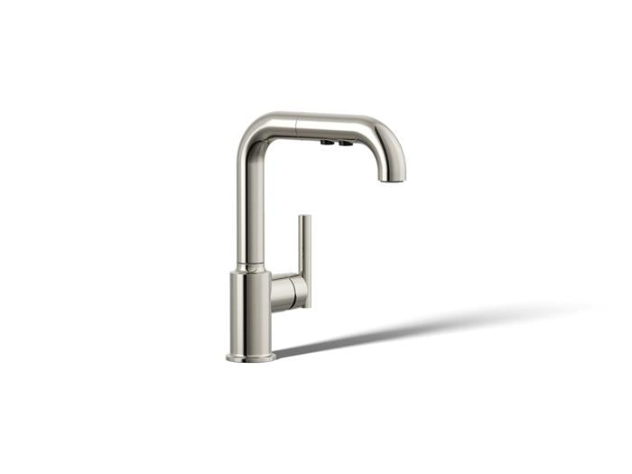 Kohler - Purist Pull-Out Kitchen Sink Faucet With Three-Function Sprayhead