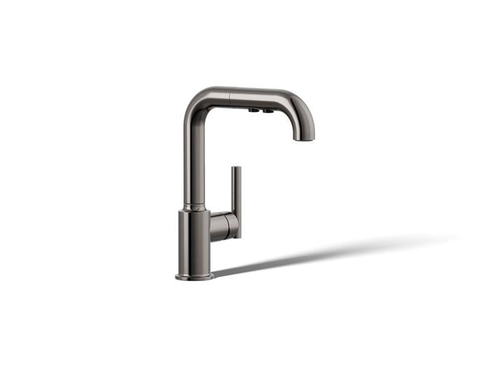 Kohler - Purist Pull-Out Kitchen Sink Faucet With Three-Function Sprayhead