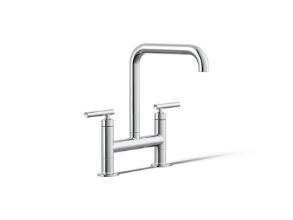 Kohler - Purist Two-Hole Bridge Kitchen Sink Faucet