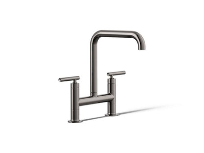 Kohler - Purist Two-Hole Bridge Kitchen Sink Faucet