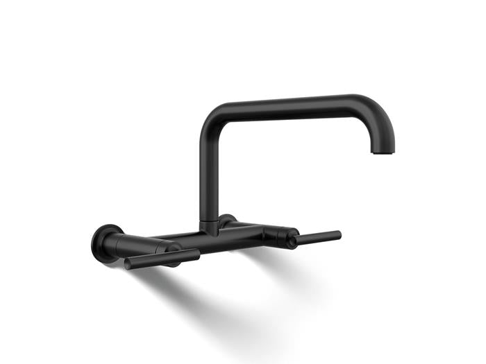 Kohler - Purist Two-Hole Wall-Mount Bridge Kitchen Sink Faucet
