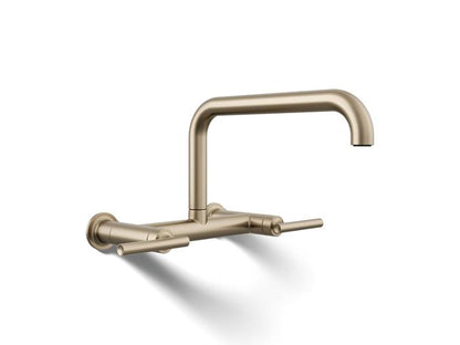 Kohler - Purist Two-Hole Wall-Mount Bridge Kitchen Sink Faucet