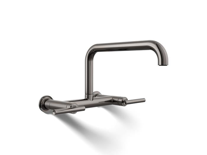 Kohler - Purist Two-Hole Wall-Mount Bridge Kitchen Sink Faucet