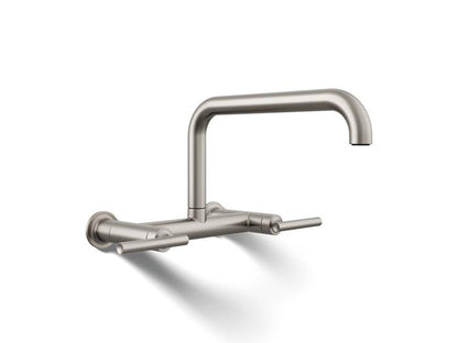 Kohler - Purist Two-Hole Wall-Mount Bridge Kitchen Sink Faucet