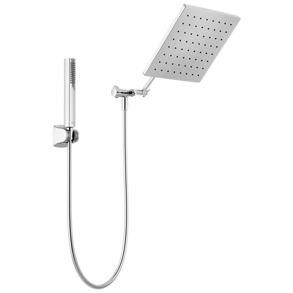 Delta - 10 Inch Raincan Shower Head & Hand Held Combo With Adjustable Extension Arm
