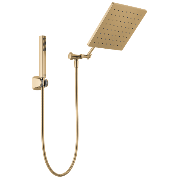 Delta - 10 Inch Raincan Shower Head & Hand Held Combo With Adjustable Extension Arm