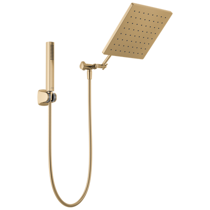 Delta - 10 Inch Raincan Shower Head & Hand Held Combo With Adjustable Extension Arm