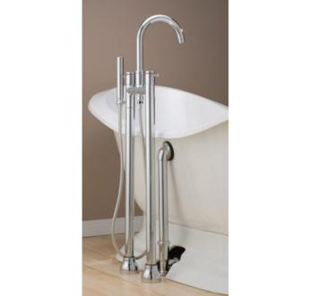 Cheviot - Contemporary Free Standing Tub Filler W/ Hand Shower