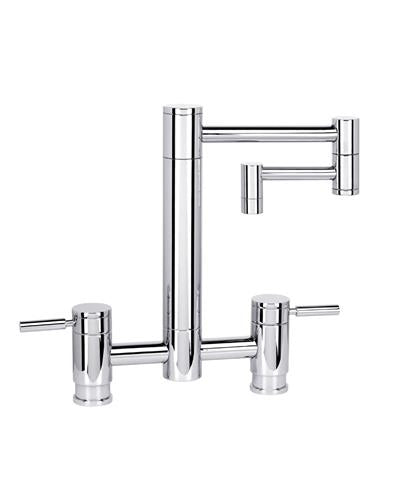 Waterstone - Hunley Bridge Faucet - 12 Inch Articulated Spout