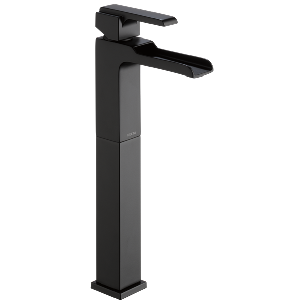 Delta - Ara Single Handle Vessel Channel Bathroom Faucet