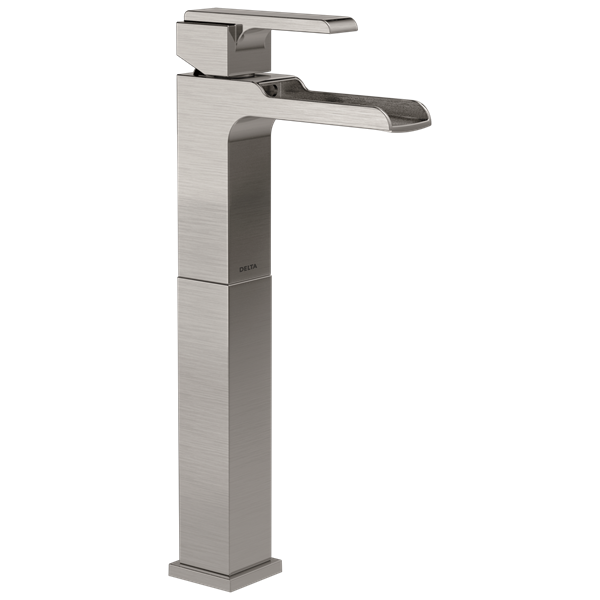 Delta - Ara Single Handle Vessel Channel Bathroom Faucet