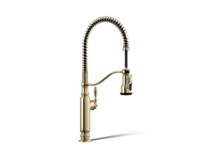 Kohler - Tournant Semi-Professional Kitchen Sink Faucet With Three-Function Sprayhead