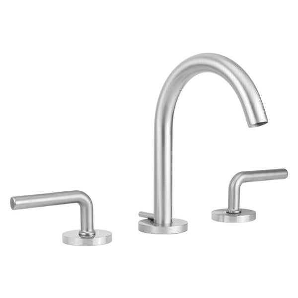 Jaclo - Uptown Contempo Slim Faucet with Round Escutcheons & Contempo Slim Lever Handles