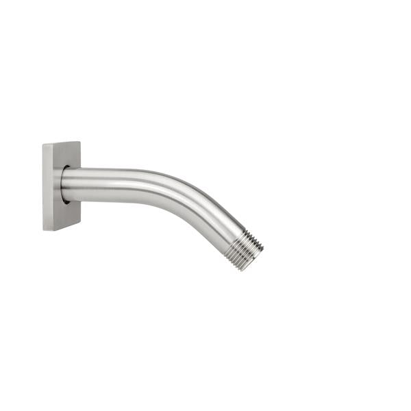 Jaclo - 6 Inch 45° Brass Showerarm with Square Escutcheon