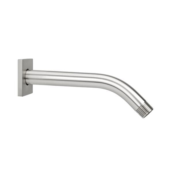 Jaclo - 8 Inch 45° Brass Showerarm with Square Escutcheon
