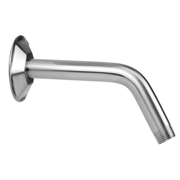 Jaclo - 8 Inch 60° Brass Showerarm with Hex Escutcheon