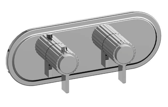 Graff - Pantheon M-Series Valve Trim with Two Handles
