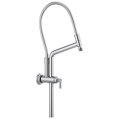 Brizo - Essential Shower 10 7/16 Inch Classic Slide Bar Shower Arm And Flange