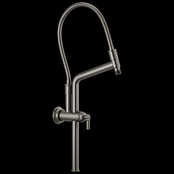 Brizo - Essential Shower 10 7/16 Inch Classic Slide Bar Shower Arm And Flange