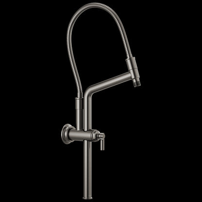 Brizo - Essential Shower 10 7/16 Inch Classic Slide Bar Shower Arm And Flange