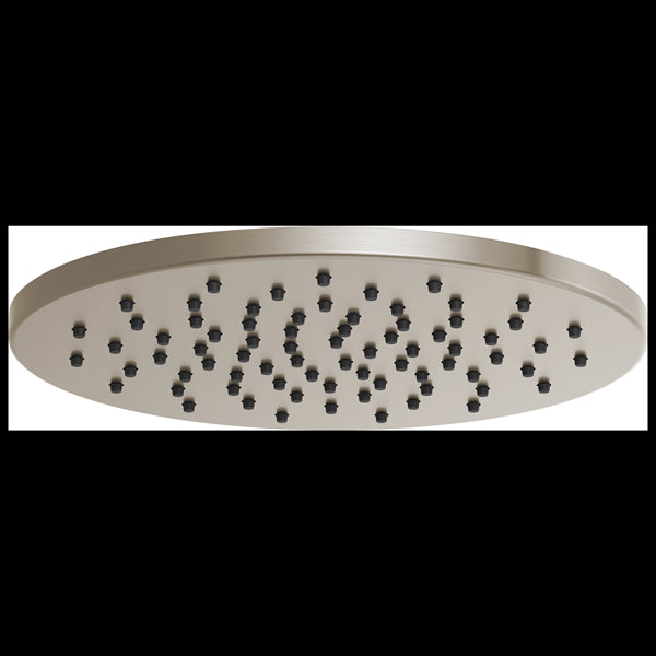 Brizo - Essential Shower Series 12 Inch Linear Round Single-Function Raincan Shower Head - 1.75 GPM